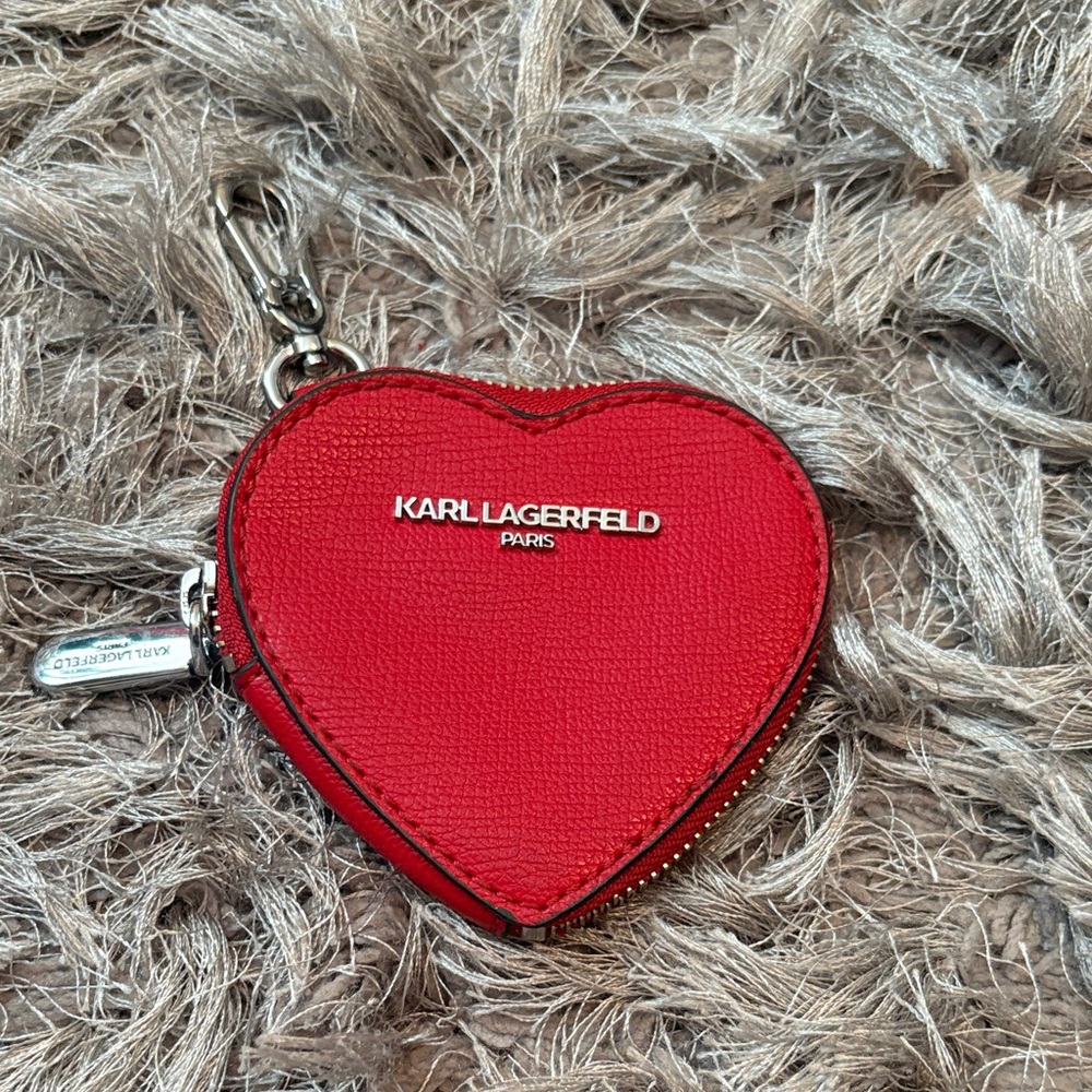 Karl Lagerfeld Red Heart Baby Bag
